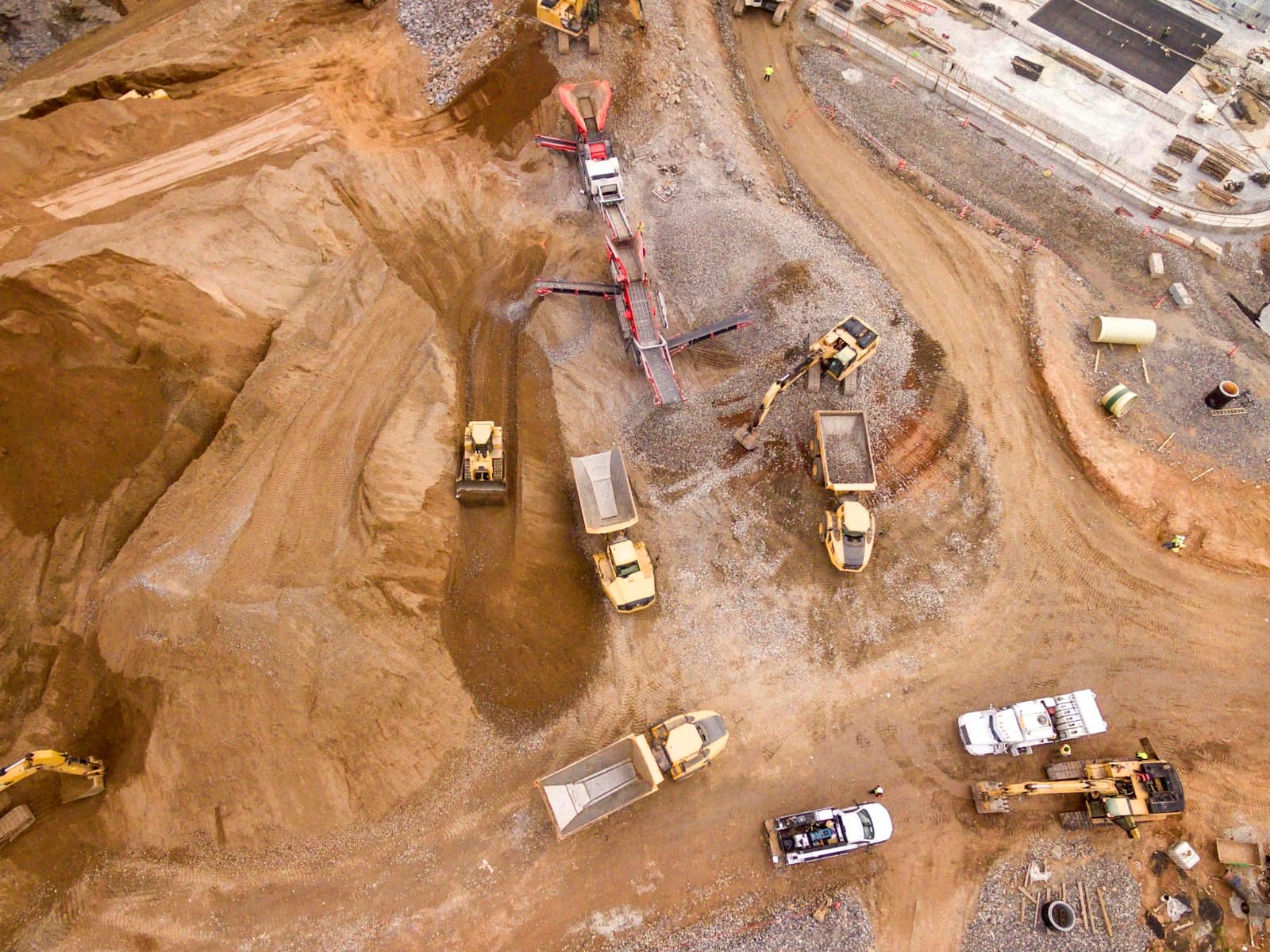 Mine site in the Western Australian goldfields